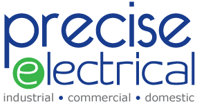 contact us - Precise Electrical Logo
